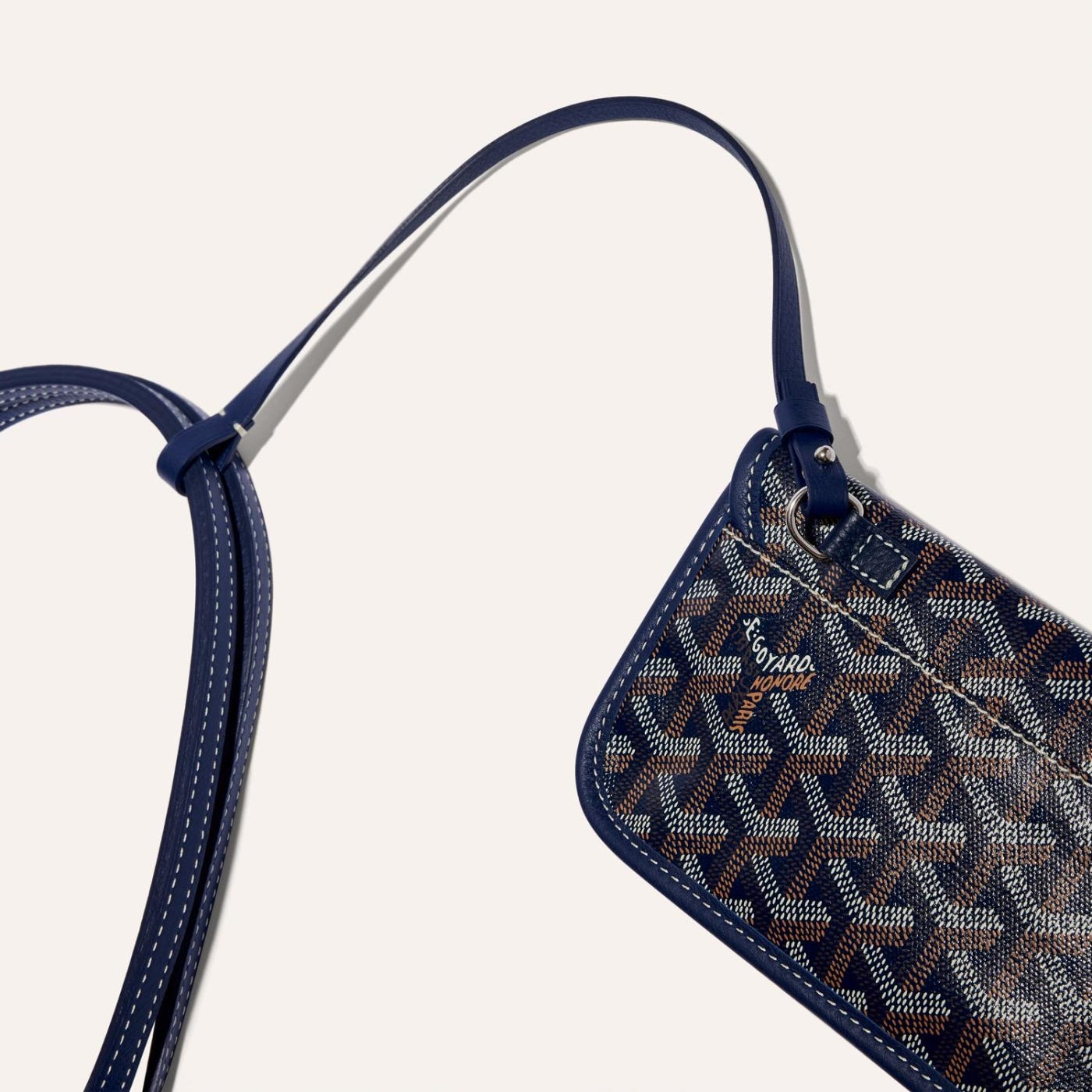 Goyard Saint Louis PM Tote Bag Navy Blue - Image 5